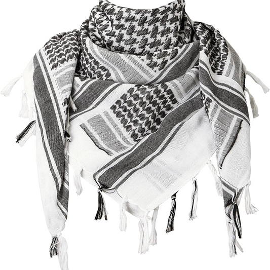Shemagh Black And White