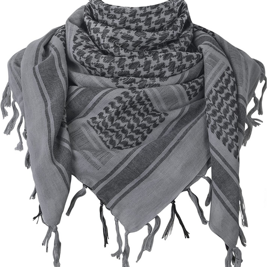 Shemagh Grey and Black
