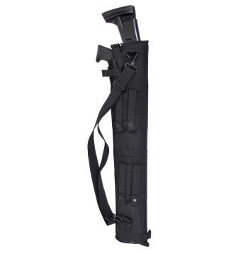 Tactical MOLLE Shotgun Scabbard Black