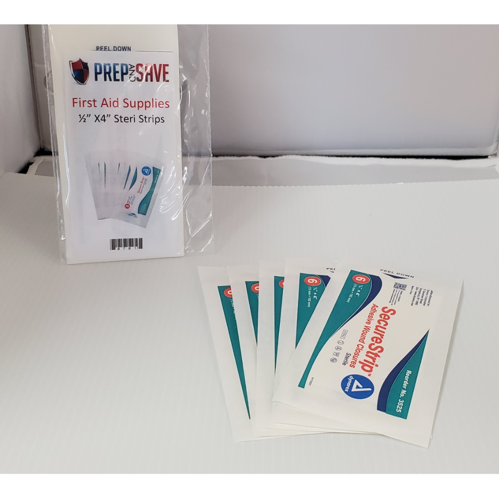 Dynarex Wound Closure Strips Steri – 1/4" x 4" (5 Pack)