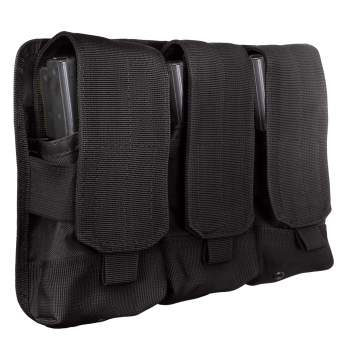 Molle Universal Triple Mag Rifle Pouch/Black