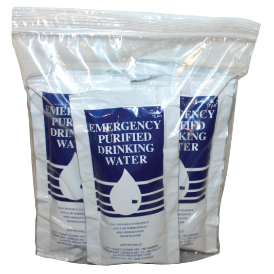Emergency Drinking Water Pouch 6 Pack
