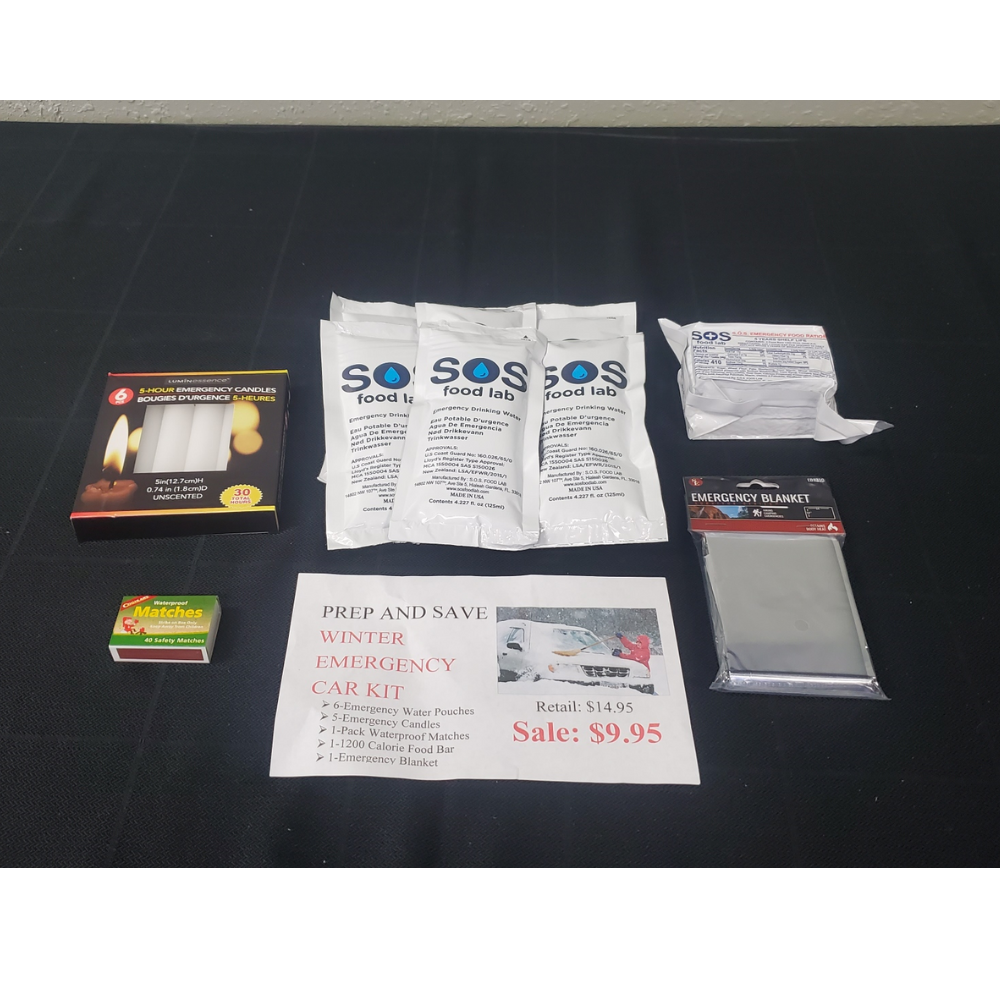 Winter Emergency Car Kit by Prep and Save